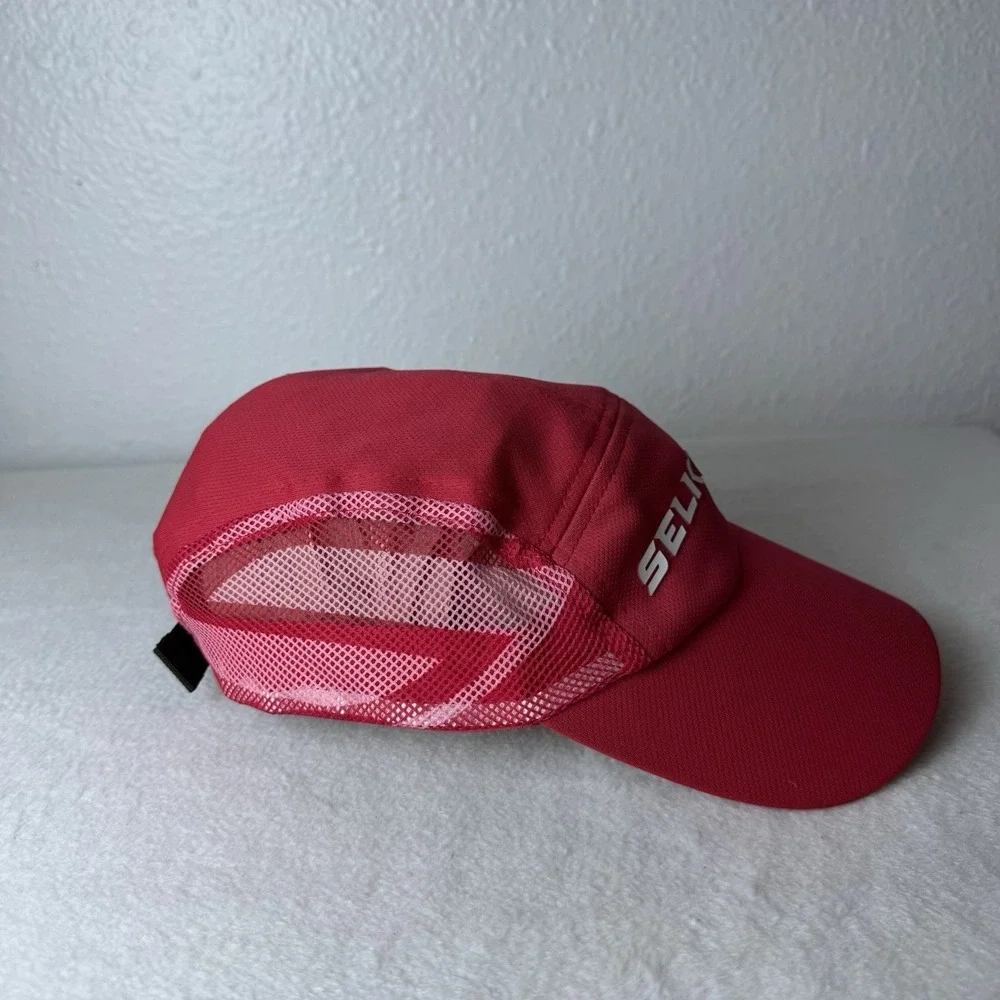 Selkirk Sport Pickleball Hat Cap Pink Adjustable Lightweight Red Pink Strapback